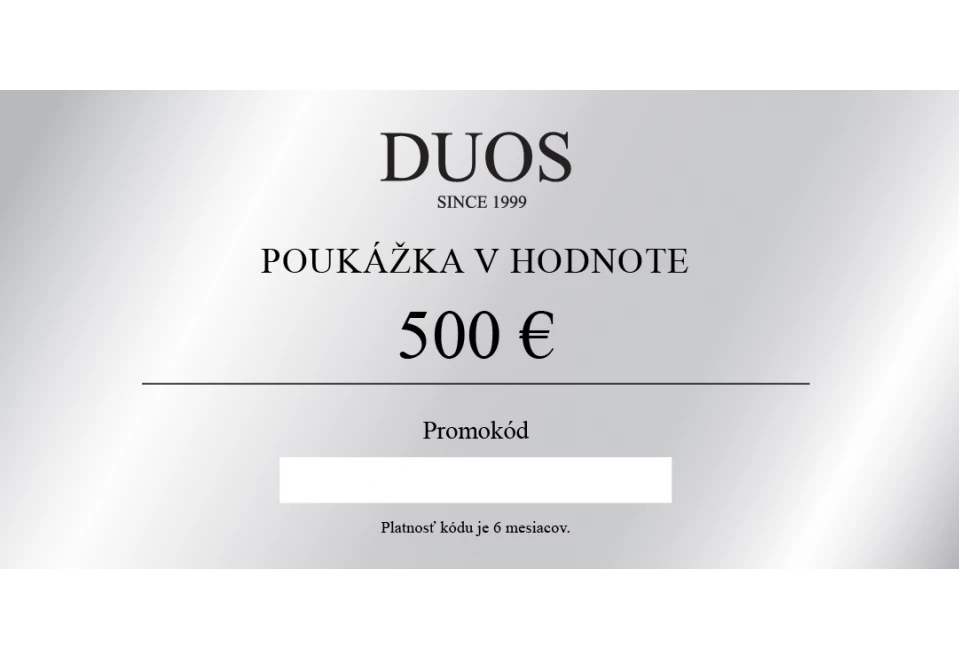 Digital gift voucher 500€
